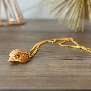 Kurt Geiger eagle Necklace nwt pink enamel sold out